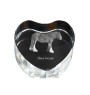 Shire Horse - a photo of a horse in crystal, a crystal heart, a unique frame with a photo from the Art-Dog brand