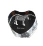 Shire Horse - a photo of a horse in crystal, a crystal heart, a unique frame with a photo from the Art-Dog brand