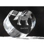 Shire Horse - a photo of a horse in crystal, a crystal heart, a unique frame with a photo from the Art-Dog brand