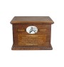 Spanish Norman - urn for horse ashes, personalized urn with a photo, large box for horse ashes by Art-Dog brand
