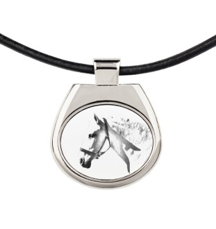 Normand espagnol - collier avec un cheval, pendentif personnalisé avec une photo, un collier unique pour femmes et hommes de la marque Art-Dog