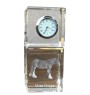 Cheval Shire - montre en cristal avec photo, photo de cheval dans le cristal, horloge de bureau personnalisée de la marque Art-Dog