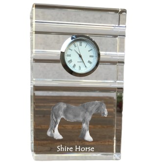 Shire zegar trój-paskowy z koniem Art-Dog