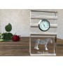 Cheval Shire - horloge en verre avec photo, photo de cheval dans un cristal, horloge de bureau personnalisée de la marque Art-Dog