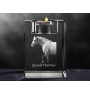 Spanish Norman - Candle holder with picture of a horse, crystal tealight holder, personalised gift by Art-Dog brand