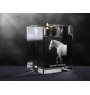 Normand espagnol - Bougeoir avec image d'un cheval, porte bougie en cristal, cadeau personnalisé par la marque Art-Dog
