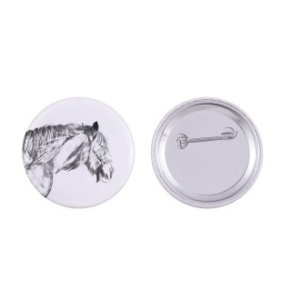 Cheval Shire - aimant avec cheval, empreinte exceptionnelle de cheval de la marque Art-Dog