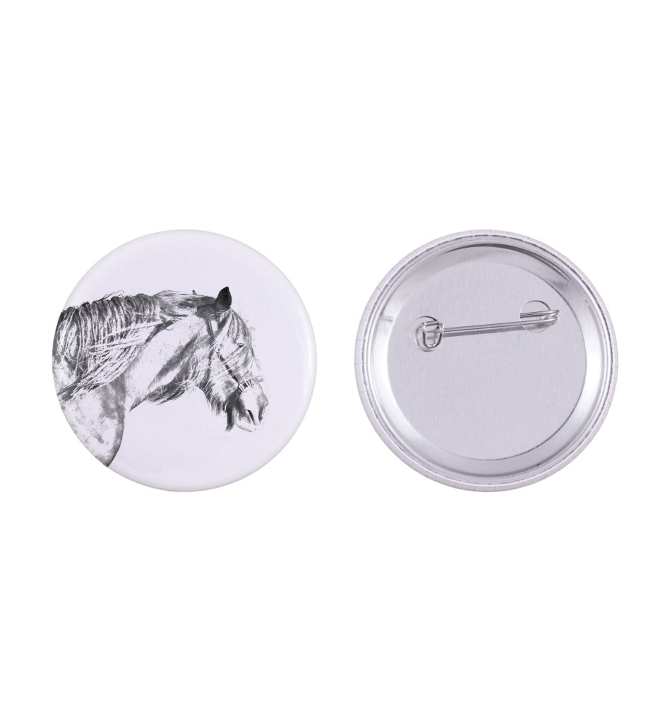 Shire-Pferd - Magnet mit Pferd, ein einzigartiges Abdruck des Pferdes der Marke Art-Dog