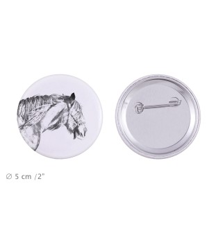 Cheval Shire - aimant avec cheval, empreinte exceptionnelle de cheval de la marque Art-Dog