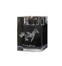 Thoroughbred - Candle holder with picture of a horse, crystal tealight holder, personalised gift by Art-Dog brand