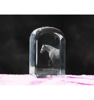 Koń hiszpańsko-normański kryształ pieczątka z koniem Art-Dog