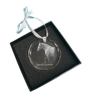 Koń hiszpańsko-normański medal kryształowy z koniem Art-Dog