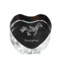 Thoroughbred - a photo of a horse in crystal, a crystal heart, a unique frame with a photo from the Art-Dog brand