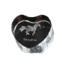 Thoroughbred - a photo of a horse in crystal, a crystal heart, a unique frame with a photo from the Art-Dog brand