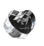 Thoroughbred - a photo of a horse in crystal, a crystal heart, a unique frame with a photo from the Art-Dog brand
