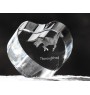 Thoroughbred - a photo of a horse in crystal, a crystal heart, a unique frame with a photo from the Art-Dog brand