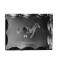 Vollblut - crystal with a picture of a horse, glass statuette with a picture, unique frame with a picture from Art-Dog brand
