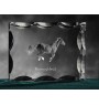 Thoroughbred - kryształ ze zdjęciem konia, szklana statuetka ze zdjęciem, wyjątkowa ramka ze zdjęciem marki Art-Dog