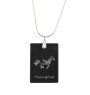 Pur-sang - Crystal pendant with horse, silver necklace with photo, personalised pendant by Art-Dog brand
