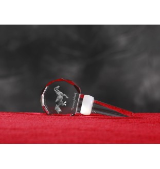 Vollblut - Kristallflaschenverschluss mit Pferd, einzigartiger Weinverschluss mit Foto, personalisiertes Geschenk für Sommelier der Marke Art-Dog