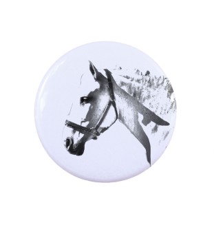 Normand espagnol ornement de chemise, broche pour sac, cadeau idéal avec la possibilité d'ajouter votre propre graphisme de la marque Art-Dog