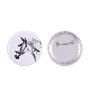 Normand espagnol - aimant avec cheval, empreinte exceptionnelle de cheval de la marque Art-Dog