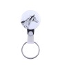 Pur-sang - porte-clés unique avec une photo de cheval, produit fait à la main, accroche légère et pratique de la marque Art-Dog