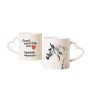 Normand espagnol - tasse avec chien, une tasse adorable avec une anse en forme de cœur, un cadeau universel de la marque Art-Dog