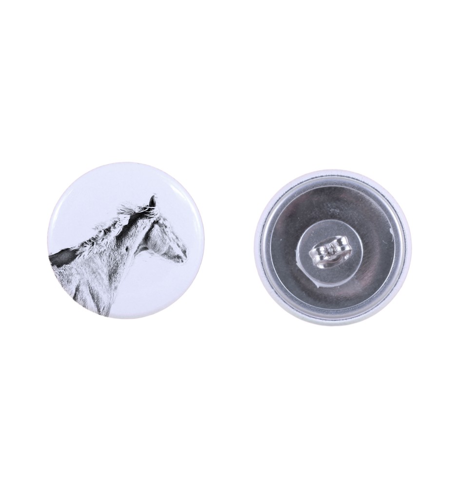 Thoroughbred - earrings your photo, handmade, jewelry handcrafted by Art-Dog brand