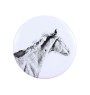 Pur-sang - aimant avec cheval, empreinte exceptionnelle de cheval de la marque Art-Dog