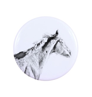 Pur-sang - aimant avec cheval, empreinte exceptionnelle de cheval de la marque Art-Dog