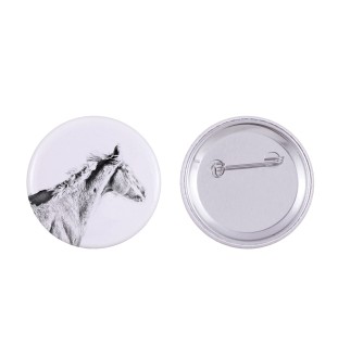 Vollblut - Magnet mit Pferd, ein einzigartiges Abdruck des Pferdes der Marke Art-Dog