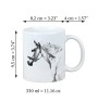 Normand espagnol - tasse avec un cheval, une tasse charmante avec une illustration, un cadeau avec votre photo de la marque Art-Dog