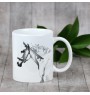 Normand espagnol - tasse avec un cheval, une tasse charmante avec une illustration, un cadeau avec votre photo de la marque Art-Dog