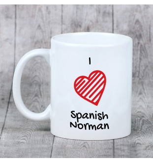 Spanish Norman - cup with a horse, cute cup with graphics, a gift with your photo from the Art-Dog brand
