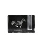 Thoroughbred - Pen stand, crystal organiser with picture of a horse, unique desk decoration by Art-Dog brand
