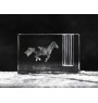 Thoroughbred - Pen stand, crystal organiser with picture of a horse, unique desk decoration by Art-Dog brand