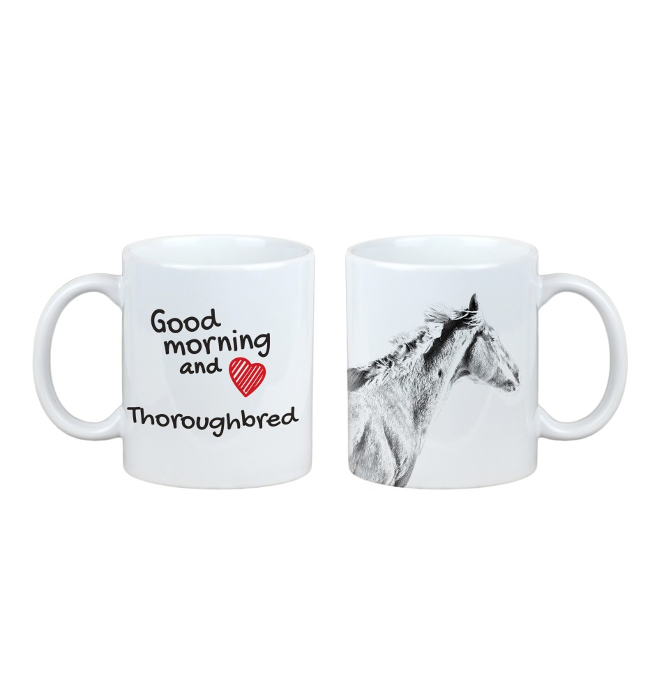 Thoroughbred - cup with a dog, personalized cup with a print, a classic gift for everyone from the Art-Dog brand