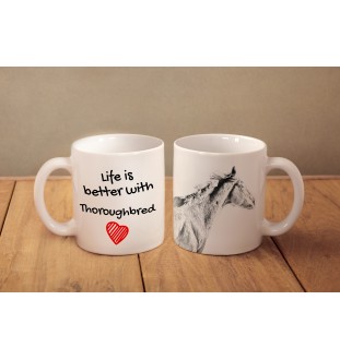 Pur-sang - tasse avec un cheval, tasse avec une photo, cadeau personnalisé de la marque Art-Dog