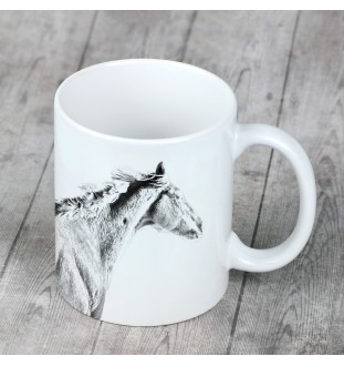 Pur-sang - tasse avec un cheval, une tasse joyeuse pour les amoureux des chiens, un cadeau personnalisé de la marque Art-Dog
