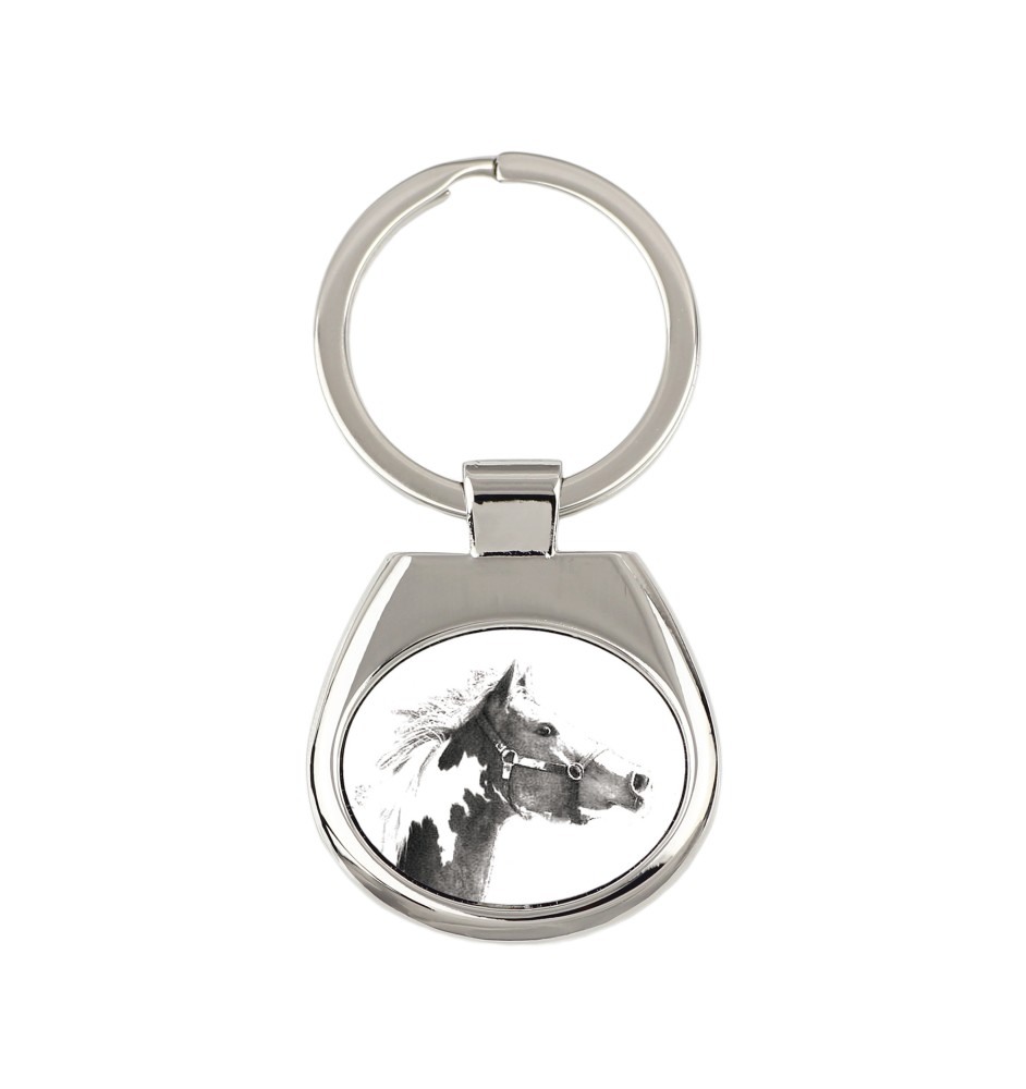 American Paint Horse - keychain with a horse, keychain with a print, personalized pendant from the Art-Dog brand