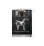 Paint Horse américain - Bougeoir avec image d'un cheval, porte bougie en cristal, cadeau personnalisé par la marque Art-Dog