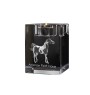 Paint Horse américain - Bougeoir avec image d'un cheval, porte bougie en cristal, cadeau personnalisé par la marque Art-Dog