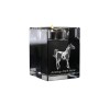 Paint Horse américain - Bougeoir avec image d'un cheval, porte bougie en cristal, cadeau personnalisé par la marque Art-Dog