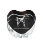 American Paint Horse - a photo of a horse in crystal, a crystal heart, a unique frame with a photo from the Art-Dog brand