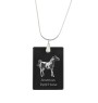 American Paint Horse - Crystal pendant with horse, silver necklace with photo, personalised pendant by Art-Dog brand