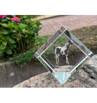 Koń American Paint kostka kryształowa z koniem Art-Dog