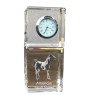 American Paint Horse - crystal clock with a photo, photo of a horse in crystal, personalized desk clock by Art-Dog brand