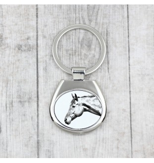 Amerikanisches Quarter Horse - Schlüsselanhänger mit Pferd, Anhänger mit Aufdruck, personalisierter Anhänger der Marke Art-Dog