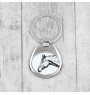 Quarter Horse américain - porte-clés avec un cheval, porte-clés imprimé, breloque personnalisée de la marque Art-Dog